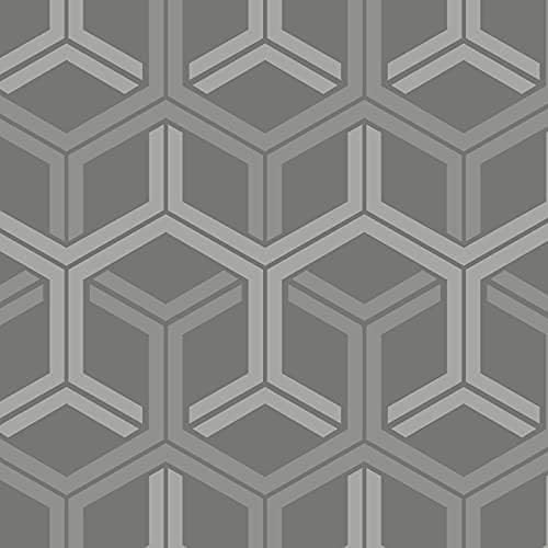 Threadmill 100% Cotton Sheets for King Size Bed - 600 Thread Count King Bed Sheets Set with 16” Deep Pocket - Jacquard Sateen Weave 4-Piece Bedding Set with Cooling Effect, Dark Grey