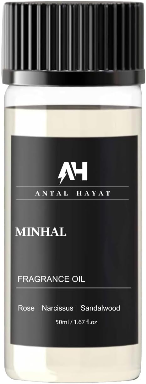 Hotel Scents Diffuser Oil Minhal 50ml - Iris de Nuit Inspired Scent - Luxury Home Fragrance Oil with Rose, Narcissus, Patchouli - Home Luxury Scents Refill for Diffusers - Premium Aroma Oil Refill