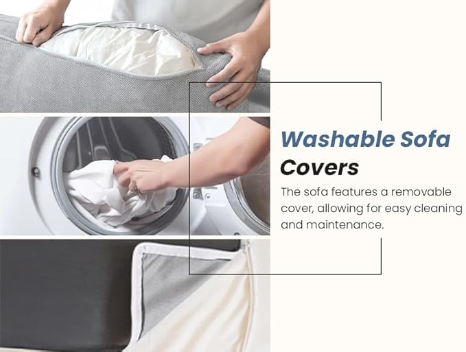 Cloud Couch for LivingRoom,153" U Shaped Modular Sectional Couch with Storage Ottoman,Down Filled 7 Seater Convertible Sleeper Sofa Bed Oversized Furniture,Grey