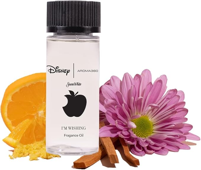 Aroma360 | Disney | I’m Wishing Fragrance Oil Blend | Princess Snow White | Luxury Essential Oil Diffuser | Aromatherapy Scent Diffuser Oil | Orange, Aldehydes & Jasmine 1.7 fl oz, 50mL