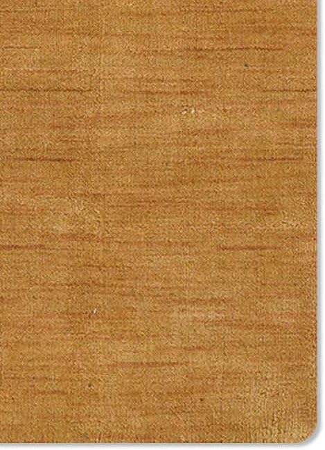 Hand Knotted Loom Wool ECO-Friendly Area Rugs - 2'6"x8', Runner, Gold Color, Solid Plain Design, High Pile Thick Handmade Anti Skid Area Rugs for Living Room, Bed Room (L00111)