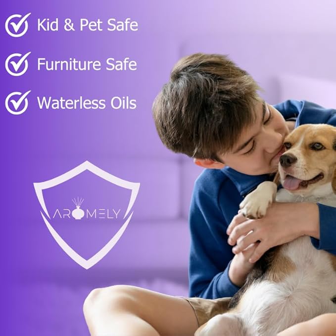 Aromely Diffuser Oil Majestique a Sophisticated Blend of Bergamot, Sandalwood, Oud, Jasmine, Saffron, Sweet Berry, Oakmoss, and Vanilla Creating an Exquisite Fragrance for Scent Diffusers - 500ml