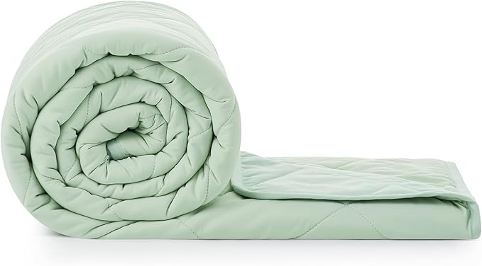 Cozy Bliss Cooling Blanket for Hot Sleepers, Q-Max 0.4 Cooling Comfort Queen Size, Cold Blankets for Night Sweats Sleeping, Ultra-Cool Lightweight Breathable Summer Blanket for Bed
