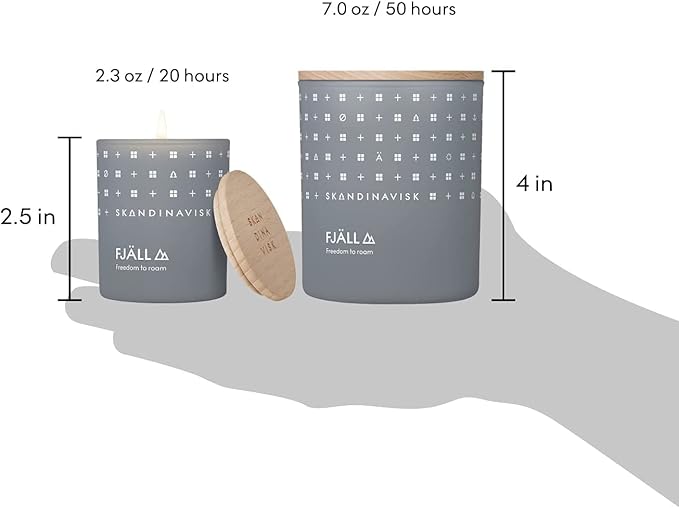 Skandinavisk FJÄLL 'Highland' Mini Scented Candle. Fragrance Notes: Heather and Thyme, Ground Berries and Leaf Sap. 2.3 oz.