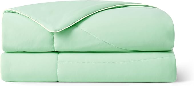 Dream Valley Outlast® Twin XL Cooling Comforter, NASA-Grade Instant Cooling Blanket for Hot Sleepers, Luxurious Comforter for All Season, Mint Macaron, 68"x90"