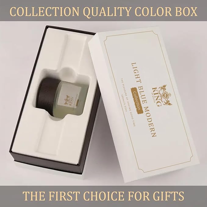 Reed Diffuser (100ml) Light Blue Modern Reed Diffuser Set,Reed Diffuser & Oil Diffuser Sticks with Flower, Aromatherapy, Home & Kitchen Decor,Fragrance and Gifts - Pack of 3