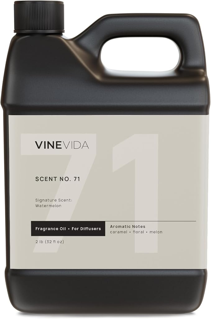 VINEVIDA [32 Fl Oz] Watermelon Fragrance Oil for Cold Air Diffusers, Essential Oils for Diffuser Oil Refill & Air Freshener Room Spray