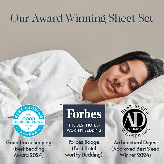 100% Egyptian Cotton Percale Pillow Cases Set - Luxurious 400 Thread Count, Breathable & Skin-Friendly - Softer After Each Wash - Oeko-TEX Certified