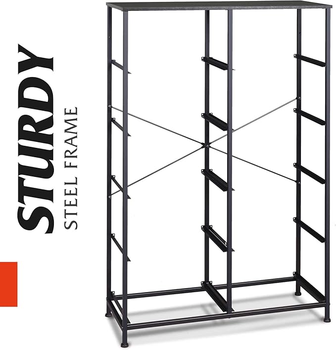 WLIVE Tall Black Dresser for Bedroom with 10 Drawers, Chest of Drawers, Dressers Bedroom Furniture, Storage Organizer Unit with Fabric Bins for Closet, Hallway, Living Room, Entryway