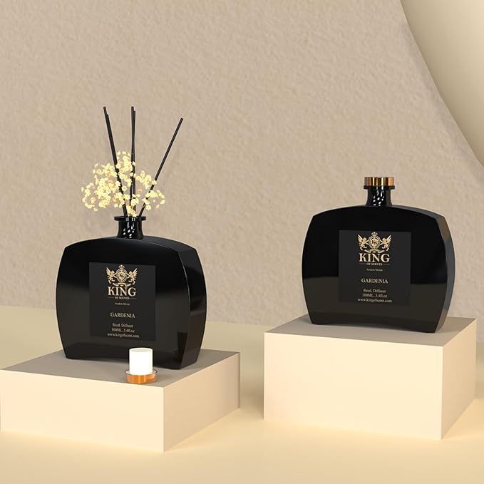 Reed Diffuser & Oil Diffuser Sticks, Aromatherapy, Home & Kitchen Décor,Fragrance and Gifts - Pack of 3 (Gardenia)