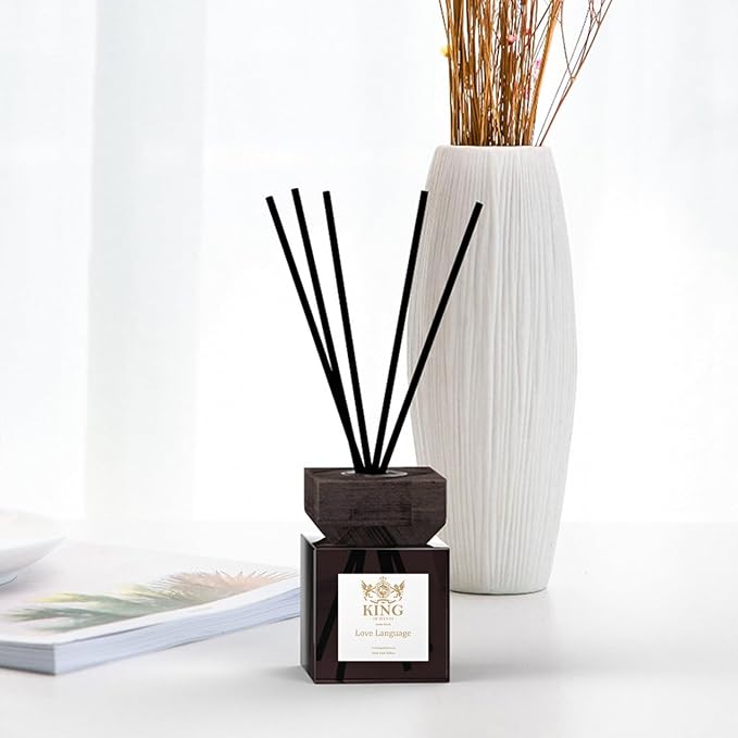 Reed Diffuser & Oil Diffuser Sticks, Aromatherapy, Home & Kitchen Décor,Fragrance and Gifts - Pack of 3 (Love Language)