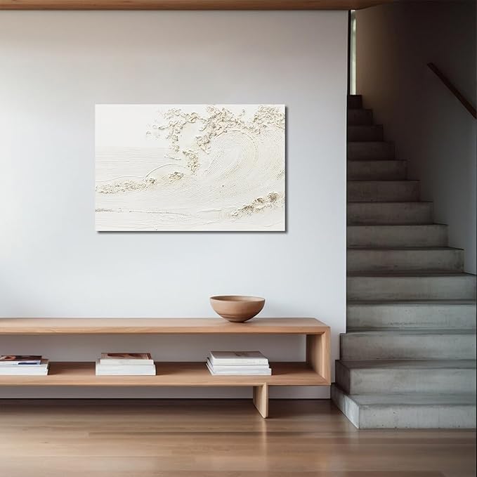 Canvas Wall Art Decor Artwork for Walls Wall Art for Living Room Black Abstract Wall Art Decor Canvas Art Wall Decor Modern Textured Wall Art Black Wall Paintings 24" X 36" Bedroom Office Decor