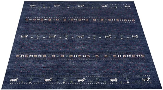 Hand Knotted Loom Wool ECO-Friendly Area Rugs - 2'6''x6', Runner, Brown Color, Solid Plain Design, High Pile Handmade Anti Skid Area Rugs for Living Room, Bed Room (L00111)