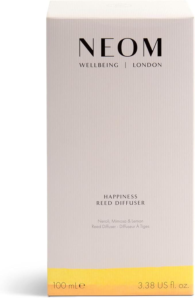NEOM- Reed Diffuser (Reed Diffuser 100ml, Happiness)