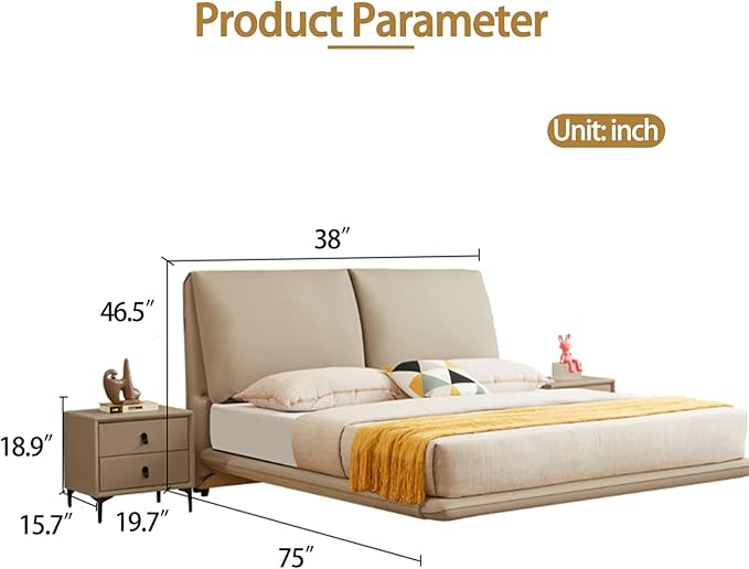 Modern Upholstered Bed Frame Sleek Design Comfort Padded Headboard Ideal for Modern Bedrooms Stylish and Sturdy (Twin)