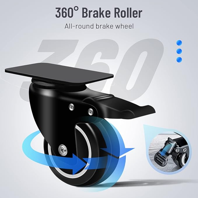 Mobile TV Cart,JYXOIHUB, Rooling TV Stand with Wheels for 32 to 70 Inch LCD LED OLED Plasma Flat Panel Screens up to 100lbs AVA1500-60-1P (Black)