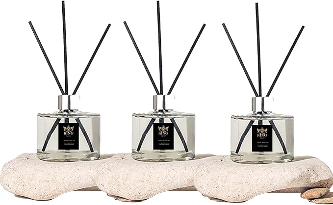 Reed Diffuser & Oil Diffuser Sticks, Aromatherapy, Home & Kitchen Décor,Fragrance and Gifts - Pack of 3 (Westin White Tea)