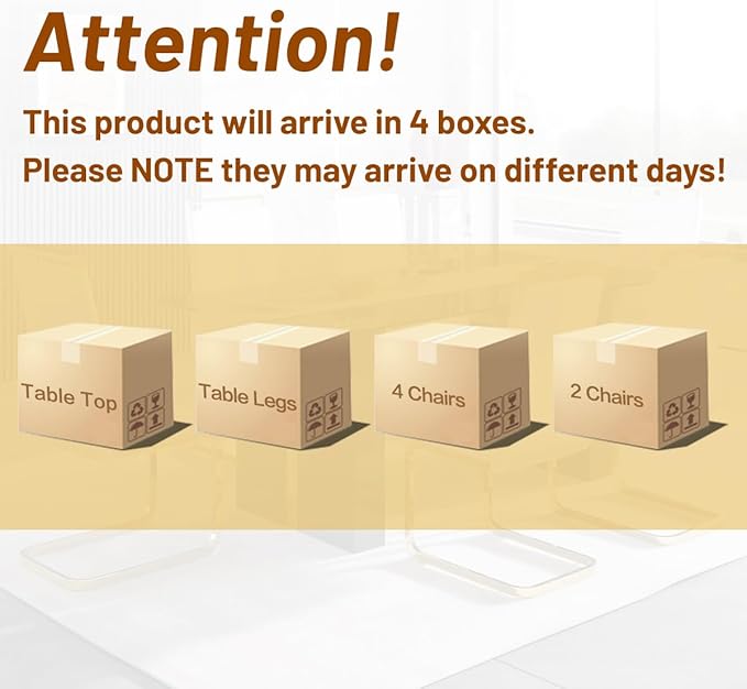 71'' Dining Table Set for 6，7 Piece Dining Table Set, Faux Marble Dining Room Table and PU Leather Chairs Set of 6 for Kitchen, Dining Room,Easy to Assemble