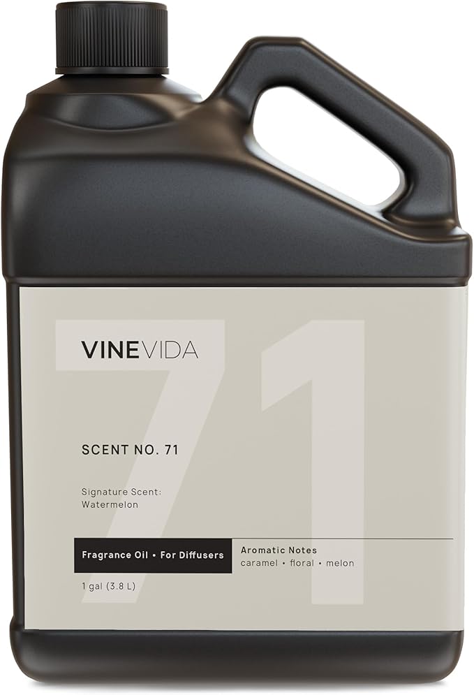 VINEVIDA [128 Fl Oz] Watermelon Fragrance Oil for Cold Air Diffusers, Essential Oils for Diffuser Oil Refill & Air Freshener Room Spray