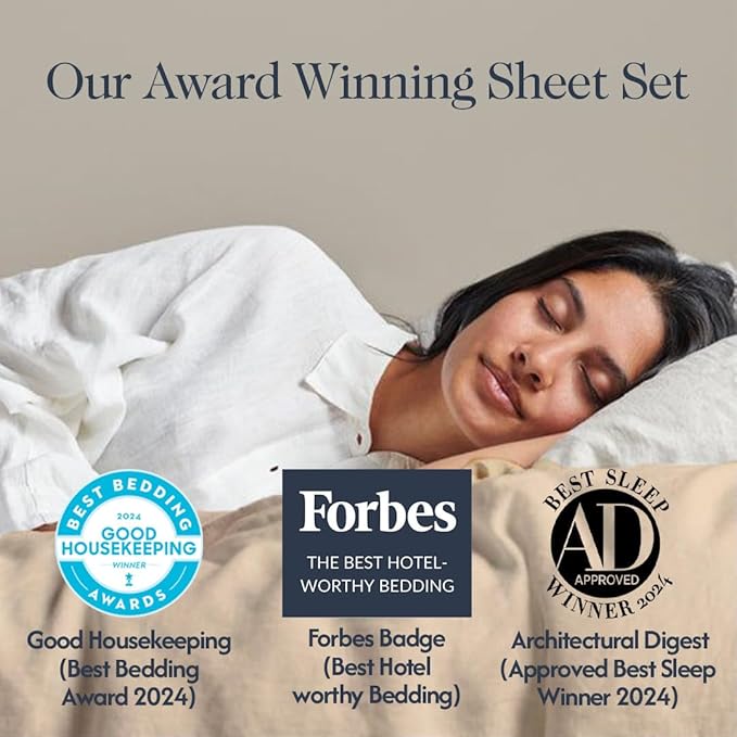 100% Egyptian Cotton Percale Pillow Cases Set - Luxurious 400 Thread Count, Breathable & Skin-Friendly - Softer After Each Wash - Oeko-TEX Certified