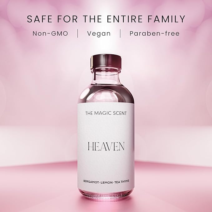 The Magic Scent Heaven Hotel Scent Diffuser Oil - Cold-Air & Ultrasonic Fragrance Oil for Diffuser Inspired by The Aria Hotel, Las Vegas - Essential Oils for Diffusers Aromatherapy - 4 fl oz, 120 mL