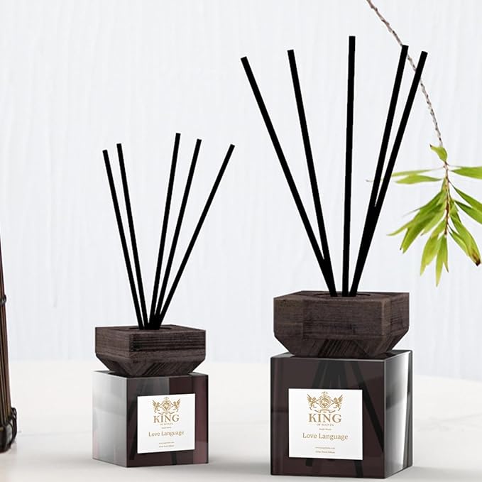 Reed Diffuser & Oil Diffuser Sticks, Aromatherapy, Home & Kitchen Décor,Fragrance and Gifts - Pack of 3 (Love Language)