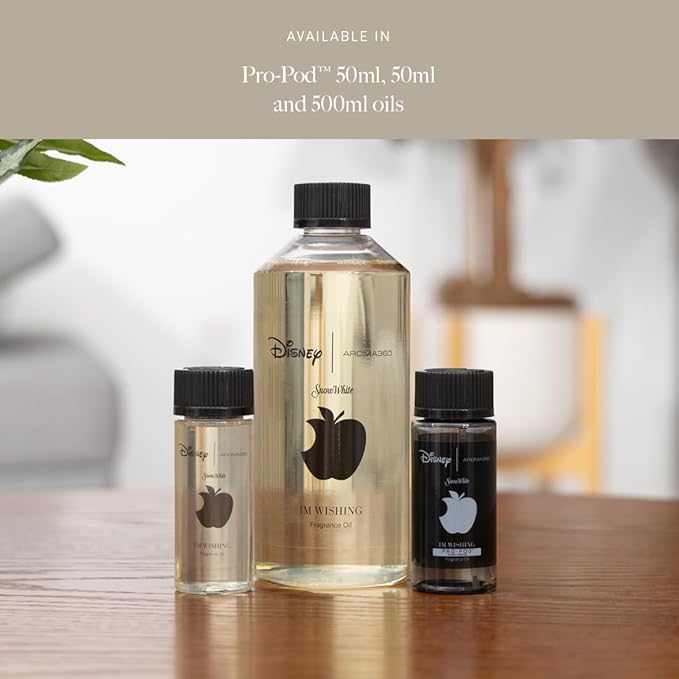 Aroma360 | Disney | I’m Wishing Fragrance Oil Blend | Princess Snow White | Luxury Essential Oil Diffuser | Aromatherapy Scent Diffuser Oil | Orange, Aldehydes & Jasmine 16.9 fl oz, 500mL