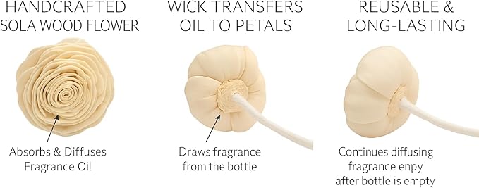 Aronica Twin Sola Diffuser – Lily of The Valley (Muguet) Fragrance, 160ml / 5.41 Floz