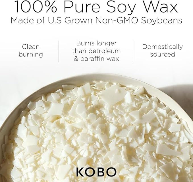 KOBO Sunshine Scented Candle for Home (11 oz) – 100% Pure Soy Candle – 80-Hour Long-Lasting, Clean Burn Time – All Natural, Vegan, Non-GMO