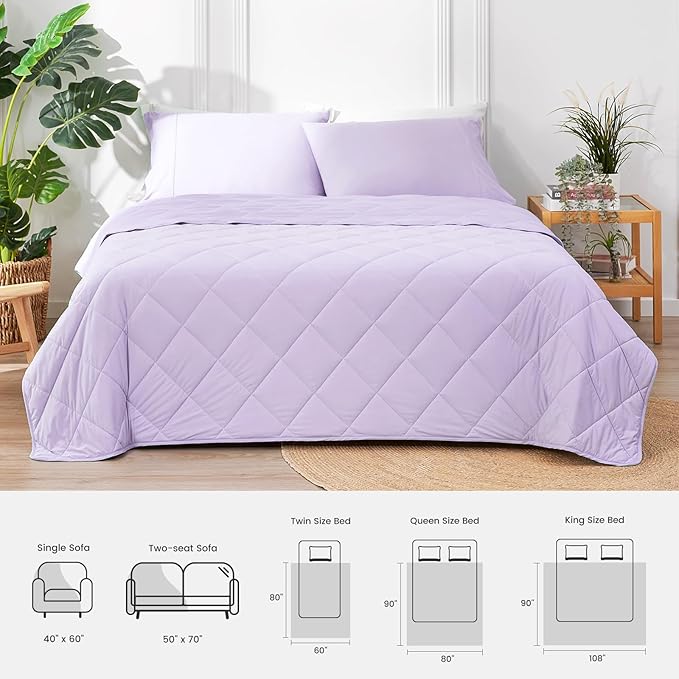 Cozy Bliss Cooling Blanket for Hot Sleepers, Q-Max 0.4 Cooling Comfort King Size, Cold Blankets for Night Sweats Sleeping, Ultra-Cool Lightweight Breathable Summer Blanket for Bed