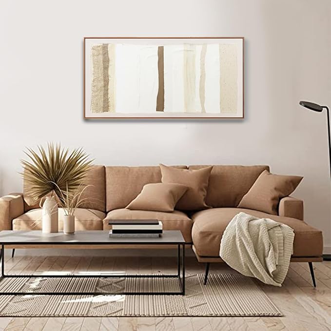 Framed Canvas Wall Art Prints Wall Pictures for Living Room Abstrcat Canvas Art Wall Decorations Minimalist Boho Wall Art Decor Modern Artwork for Walls Bederoom Office Home Decor 20" X 40"