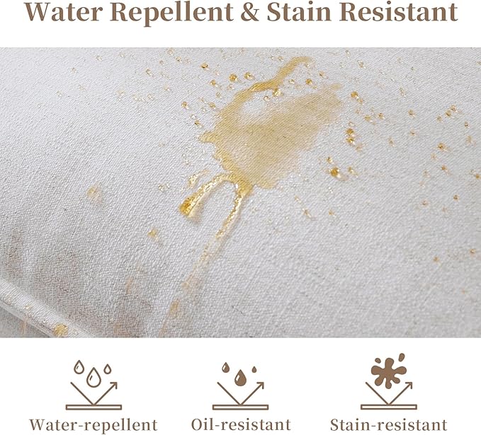 Waterproof Cloud Sectional Couches,High Backrest Down Filled Sofa for Living Room,Modular Sofas Spill & Stain-Resistant Cloud Couch,Detachable Couch Covers,Cream White