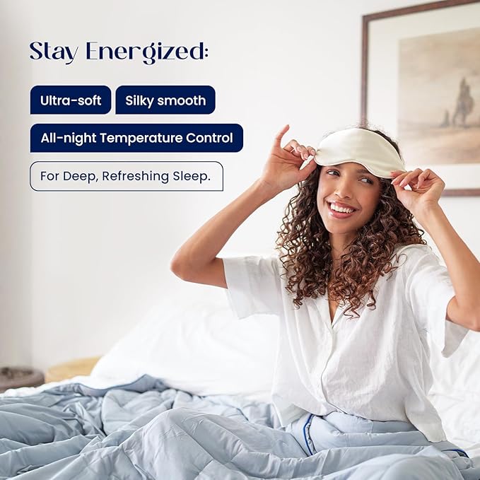 Dream Valley®Outlast®Deepsleep Cooling Comforter, King Size, NASA-Grade Space Technology Cooling Blanket for Hot Sleepers Night Sweats, Q-Max > 0.45 Aerocool™Breathable, Lavender Fog, 106"x90"