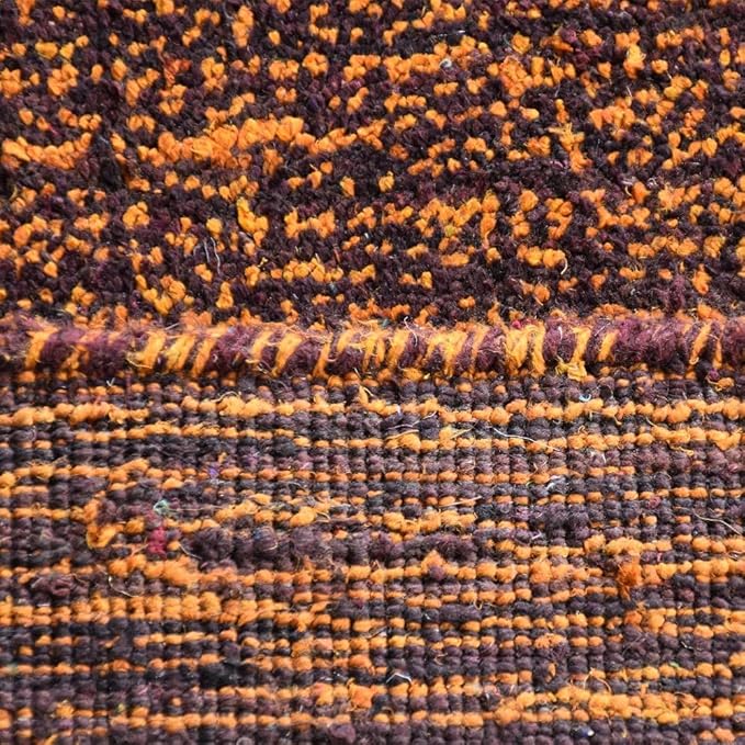 Hand Knotted Loom Wool ECO-Friendly Area Rugs - 2'6''x10', Runner, Light Blue Color, Solid Plain Design, High Pile Thick Handmade Anti Skid Rugs for Living Room (L00111)