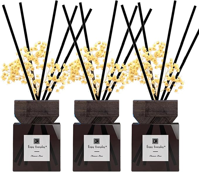 Reed Diffuser & Oil Diffuser Sticks, Aromatherapy, Home & Kitchen Décor,Fragrance and Gifts - Pack of 3 (Love Language)