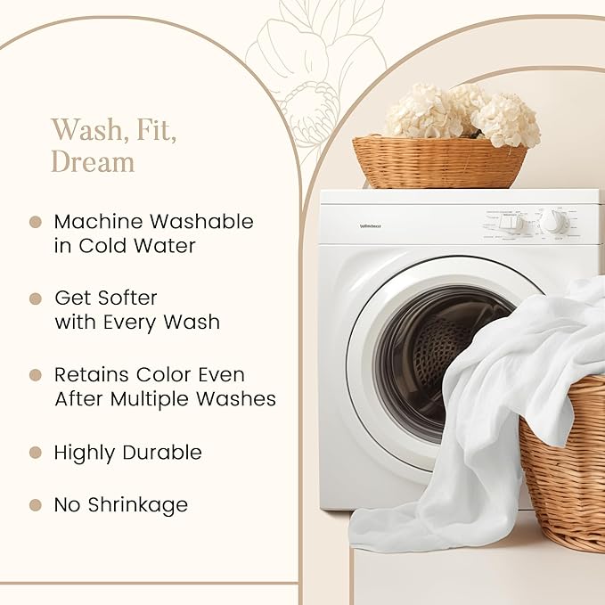 100% Cotton Sheets Split King Size Sheets Set with Fitted Sheet & Pillowcase Sets, 800 TC Sateen Weave 4 PC Deep Pocket Split King Sheet Set, Soft & Comfy Naturally Cool Luxury Bedding – Chocolate