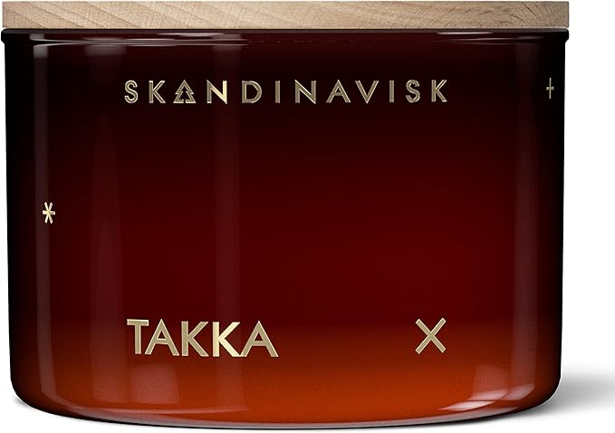 Skandinavisk Winter Spirit Giftset of 3 Scented Candles. Skog 'Forest', JUL 'Christmas', and SNÖ 'Snow'. Vegan Formula. 3 x 3.17 oz. Gift Set