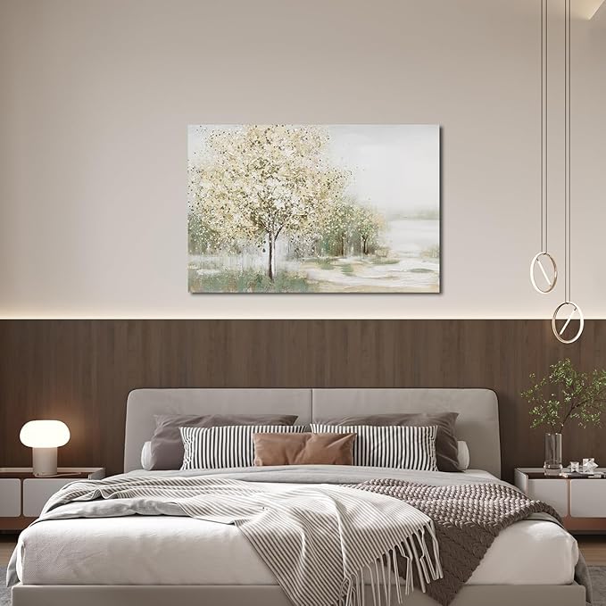 Canvas Wall Art Decor Wall Art Pictures for Living Room Canvas Art Wall Decor Artwork for Walls Natural Landscape Wall Art Decor Vintage Tree Wall Art Prints 24" X 36" for Bedroom Office Kitchen