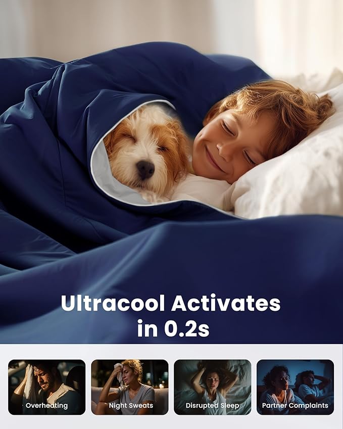 Cooling Silicone Foam Filled Cooling Comforter,Cooling Blanket for Hot Sleeper,Twin Size Summer Ice Comforter,All-Season Lightweight Bedding,Keep Cooling&Breathable All Night(60"x88")