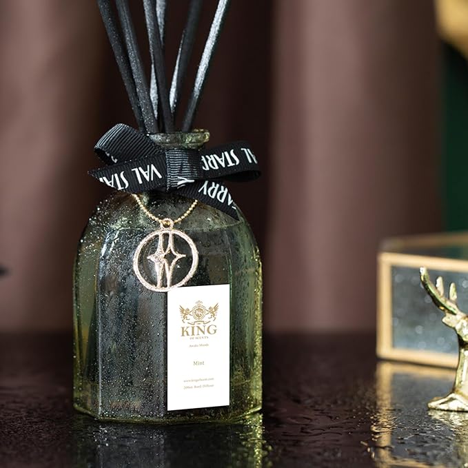 Reed Diffuser & Oil Diffuser Sticks, Aromatherapy, Home & Kitchen Décor,Fragrance and Gifts - Pack of 3 (Mint)