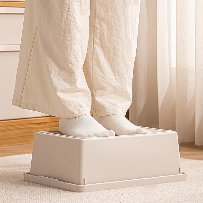 15 Quart LightGray Storage Bins with lids,Office stackable Plastic Boxes Set of 4,Garage organization Storage Box with handle for Organizing Snacks, Crafts, Legos, Tools,books (LightGray, 4L)