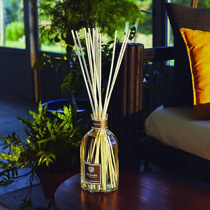 Dr. Vranjes – Milano 1250 ml Diffuser + Double Pack of White Sticks (3 Pieces Bundle) – Luxury Home Fragrance, Made in Italy, Main Scent: Patchouli, Pepper, Sandalwood