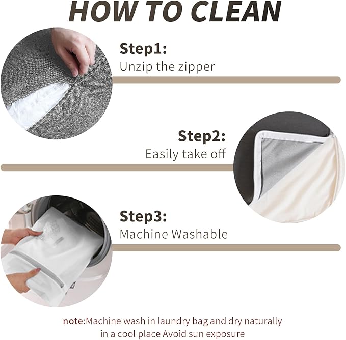 120" Cloud Couch Sectional for Living Room, L Shape Down Filled Modular Sectional Sofa Couch,Convertible Couched with Ottoman, Sofa Covers Washable&Replaceable,Gray