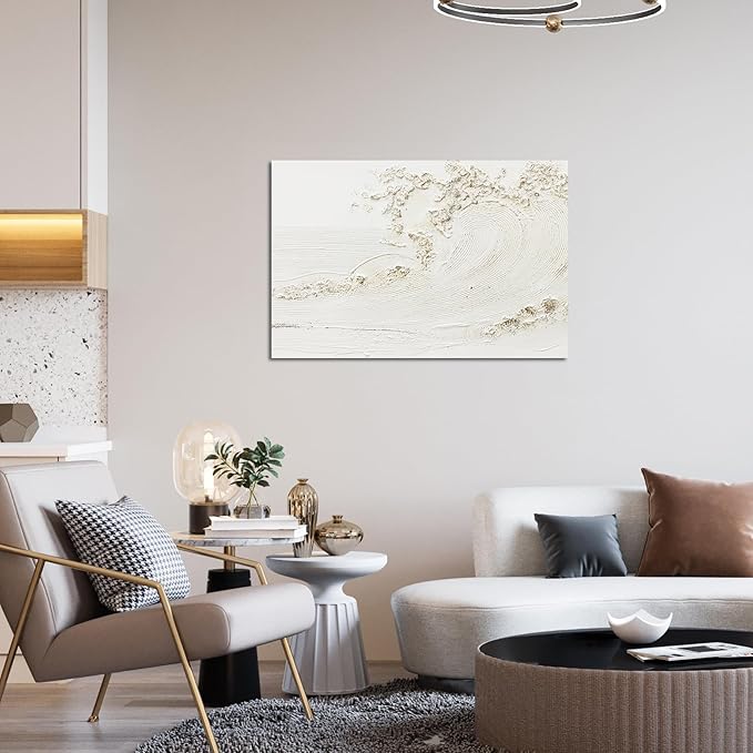 Canvas Wall Art Decor Artwork for Walls Wall Art for Living Room Black Abstract Wall Art Decor Canvas Art Wall Decor Modern Textured Wall Art Black Wall Paintings 24" X 36" Bedroom Office Decor