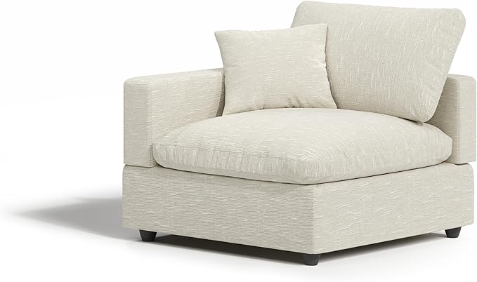 Modular Sectional Sofa Couch for Living Room, Convertible Upholstered Comfy Couches Deep Seat Sofa | Removable & Washable Cushion Covers, Filled with Down Cotton | Free Combination Sleeper Sofa Bed