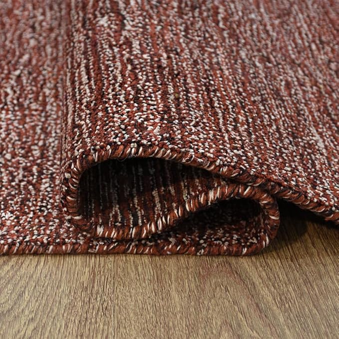 Hand Knotted Loom Wool ECO-Friendly Area Rugs - 2'6''x6', Runner, Light Blue Color, Solid Plain Design, High Pile Handmade Anti Skid Area Rugs for Living Room, Bed Room (L00111)