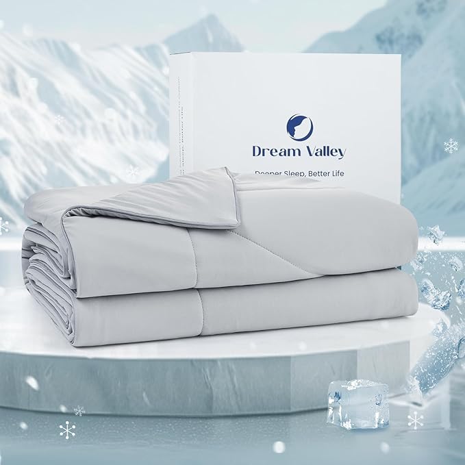 Dream Valley Cooling Comforter Light Grey 90 * 90