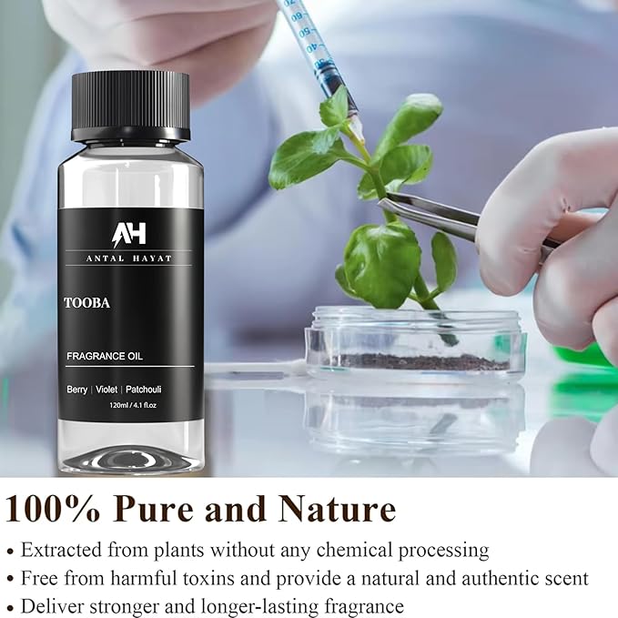 Hotel Scents Tooba Diffuser Oil 120ml - Inspired by La Vie Est Belle Perfume - Berry, Patchouli, Violet - Luxury Essential Oil for Home Scents - Premium Fragrance for Waterless & Ultrasonic Diffusers