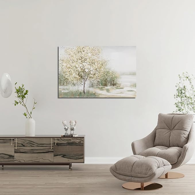 Canvas Wall Art Decor Wall Art Pictures for Living Room Canvas Art Wall Decor Artwork for Walls Natural Landscape Wall Art Decor Vintage Tree Wall Art Prints 24" X 36" for Bedroom Office Kitchen