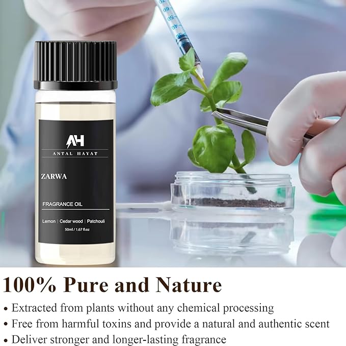 Hotel Scent Zarwa Diffuser Oil 50ml – Inspired by Aventus Cologne – Premium Home Scent – Essential Oil with Lemon, Patchouli, Cedarwood – Luxury Aromatherapy Refill for Diffusers